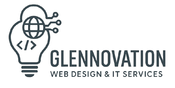 glennovation custom business logo for navigation bar